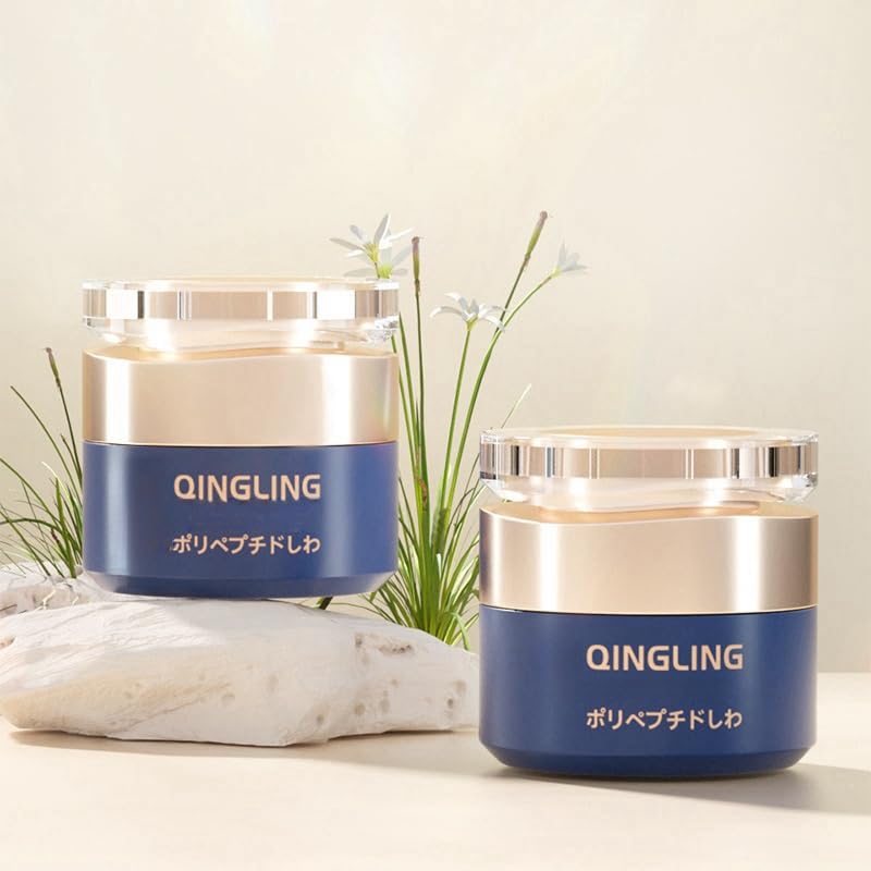 Crema antiarrugas japonesa Qingling, Crema de tratamiento antienvejecimiento reafirmante Qingling, Crema reafirmante de arrugas antienvejecimiento japonesa Qingling, Crema de tratamiento hidratante f