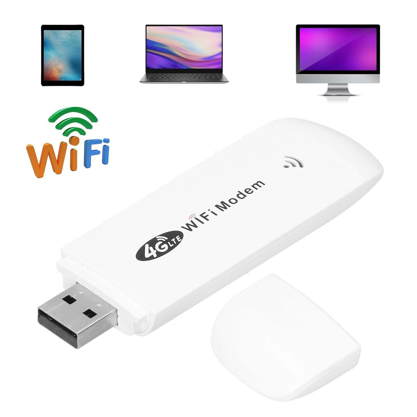 4G LTE Mobile WiFi Hotspot Desbloqueado - Enrutador Inalámbrico Universal Para Coche e Internet Portátil - Mini Dispositivo Con Ranura Para Tarjeta SIM - Soporte 4G/LTE FDD y TDD