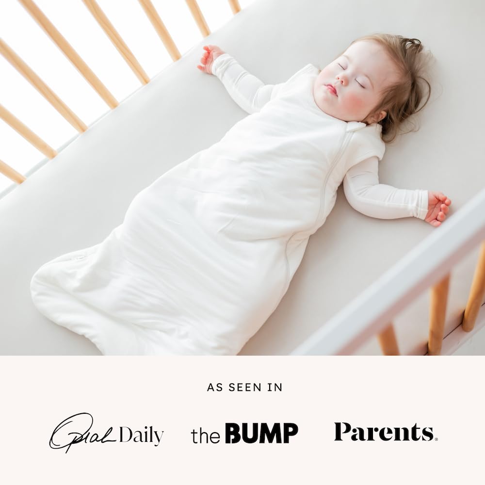 Sleeping Bag for Toddlers 6-18 Months - Made of Soft Bamboo Material - 1.0 Tog - Storm