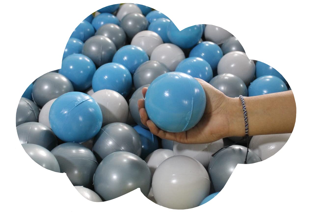 DIDJIG Alberca de Pelotas con Kit Gatea y Camina Estimulacion Temprana Perla