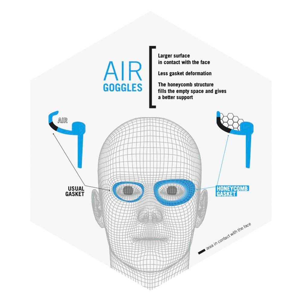 Arena 003151-206-UNITALLA Goggles, Air-Speed Mirror, Amarillo/Blanco, Unitalla