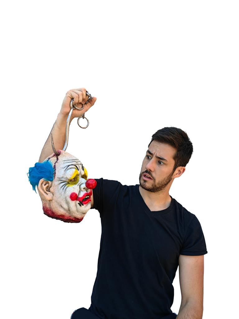 Decoración Colgante Ghoulish Productions Cabeza de Payaso Decapitado para Halloween