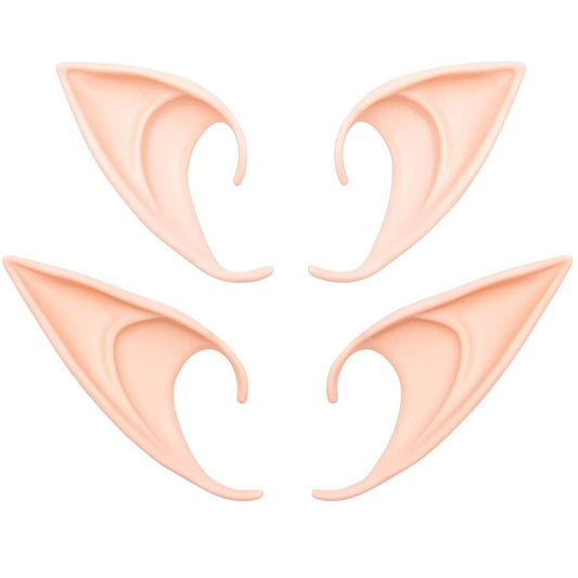 Accesorios de Cosplay Orejas de Elfo con Puntas Suaves y Puntiagudas para Anime y Fiestas