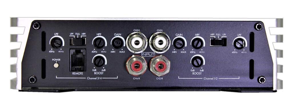 Amplificador para Auto Suono Clase D 4 Canales 100 Watts RMS Rango Completo