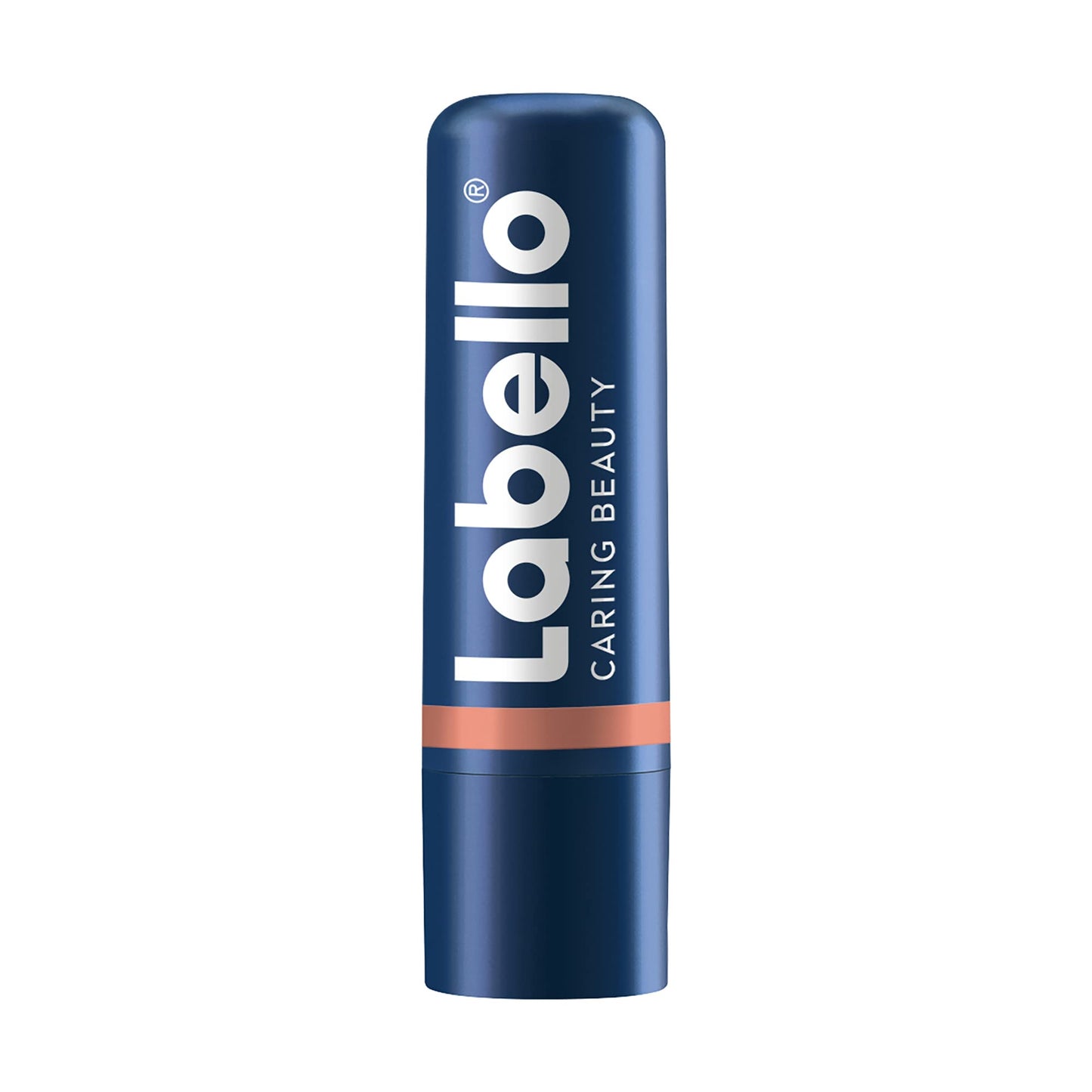 Labello Bálsamo Labial Caring Beauty Nude (4.8 g), Color Intenso y Cuidado Duradero con Vitamina E y Aceite de Almendras Orgánico + Cereza 4.5g, color Cereza, 4.8 gram, pack of/paquete de