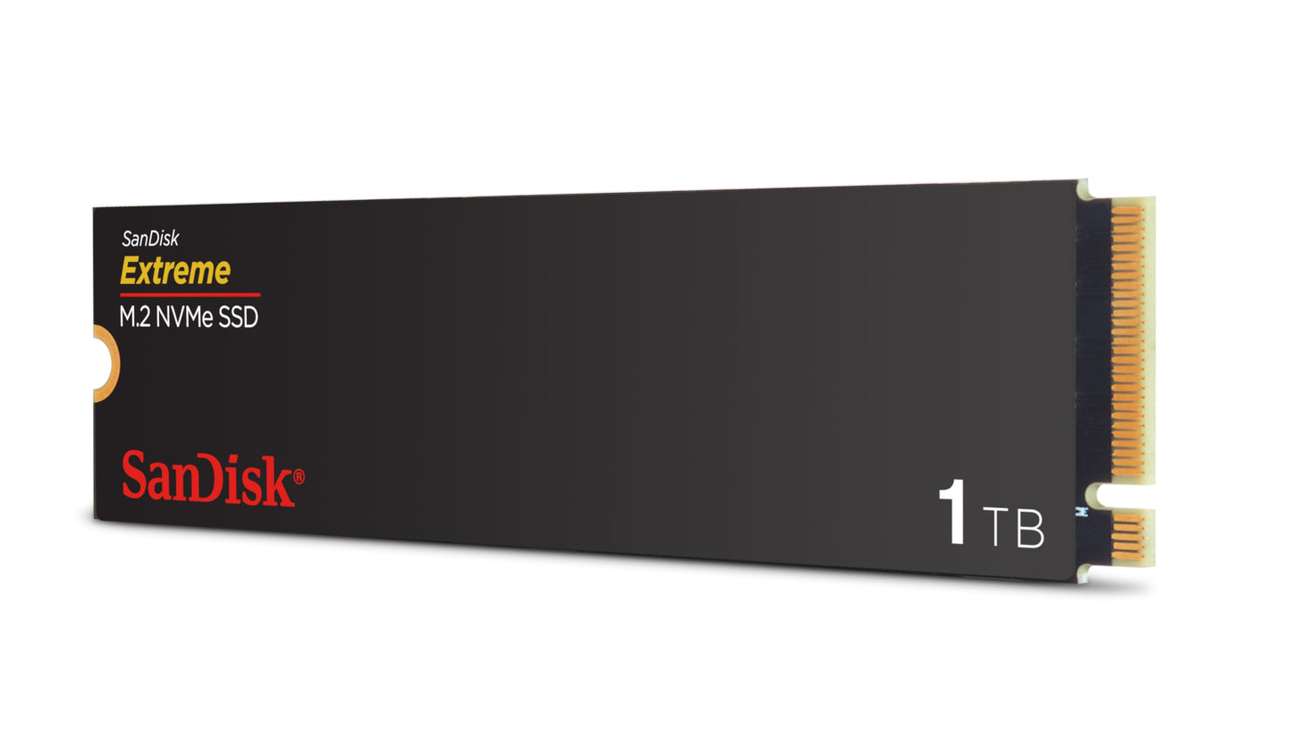 Disco Duro Interno SSD SanDisk Extreme 1TB Negro con PCIe Gen 4.0 para Alto Rendimiento