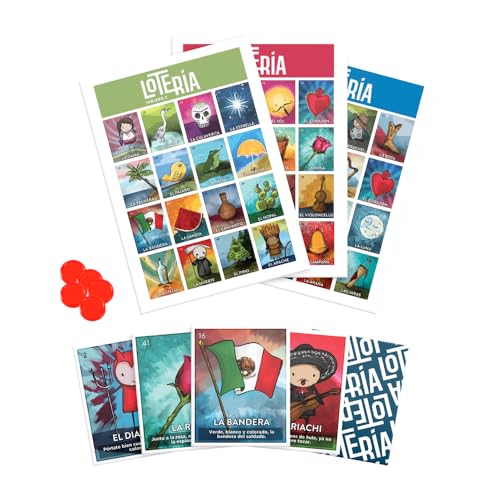 Juego de Mesa Novelty Lotería Tradicional Caja Metálica