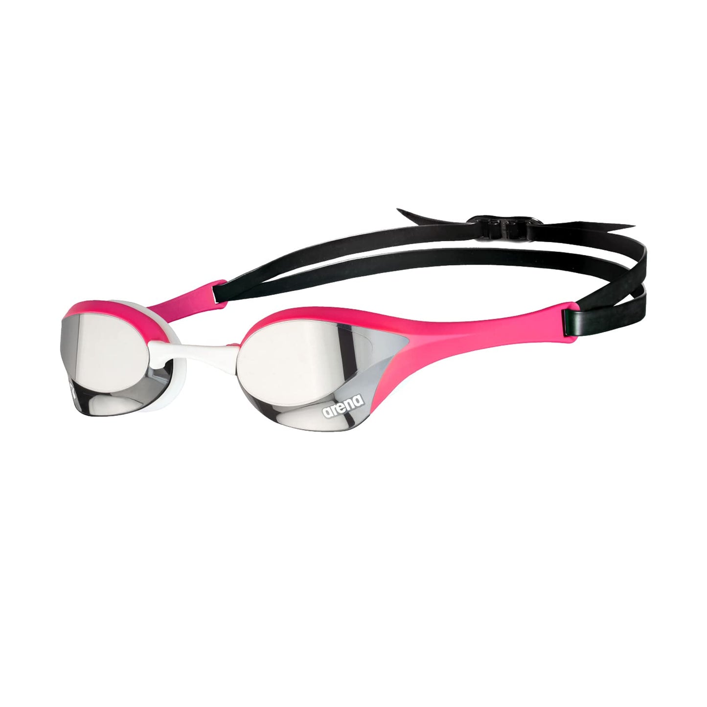 Arena Cobra - anteojos de natación Ultra deslizantes con Espejo, Plateado/Rosa