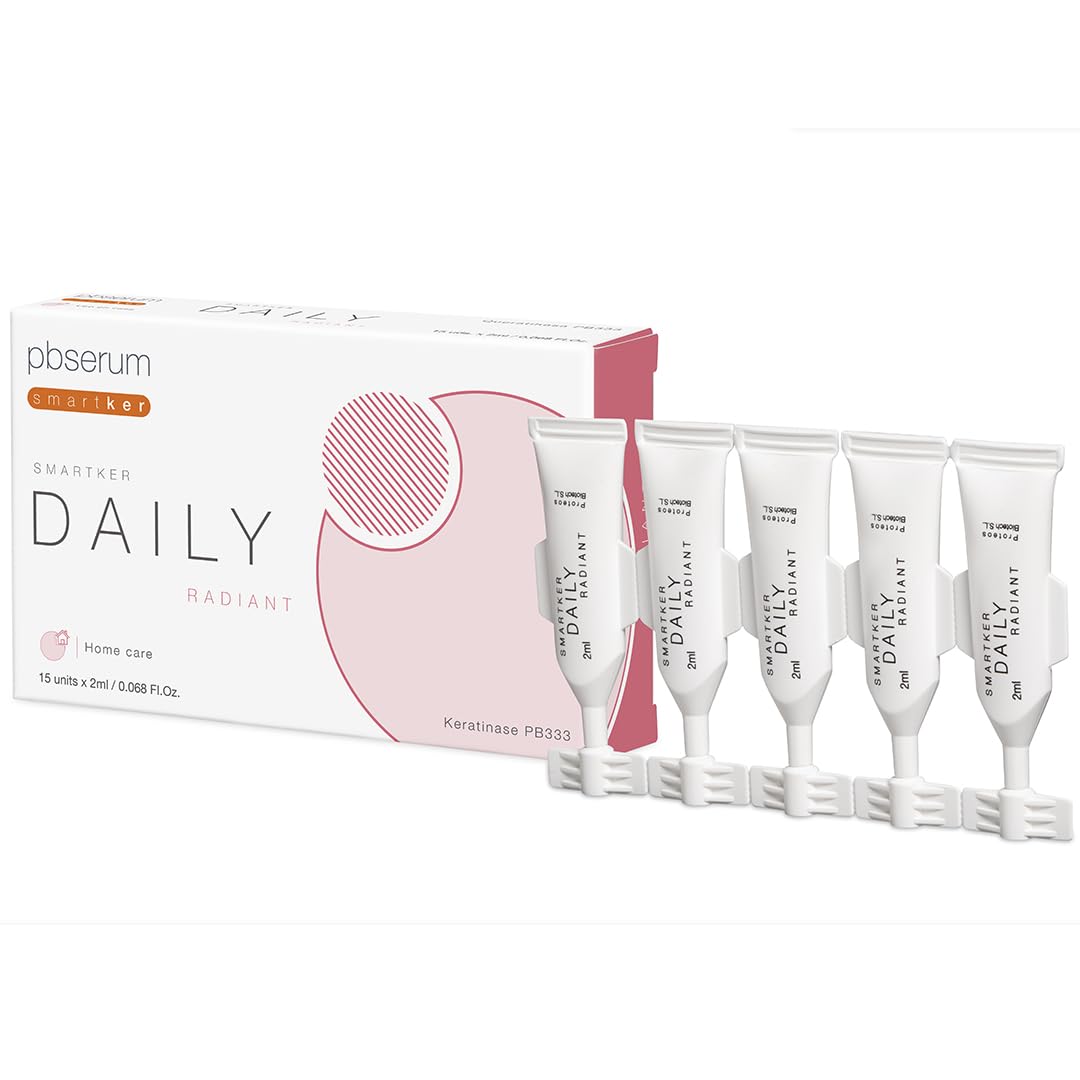 PBSerum Smartker Daily Radiant 15 unidades de 2ml c/u - Iluminador de Piel - Ayuda a Tener un Aspecto más Unificado