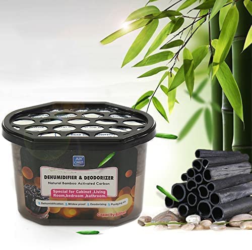 Cajas Absorbentes de Humedad YITIKA Negro Eficiencia Sin Fragancia 4 Unidades