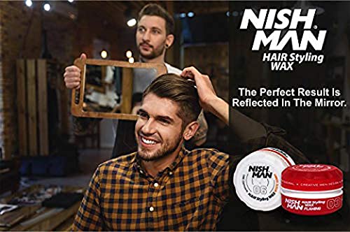 Nishman Serie Hair Styling (03 Flaming AQUA WAX, 150 ml)