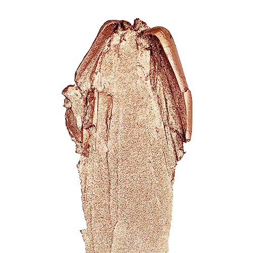 Palladio Barra de sombra de ojos impermeable con esponja mezcladora, aplicación duradera y sin esfuerzo, Taupe Shimmer