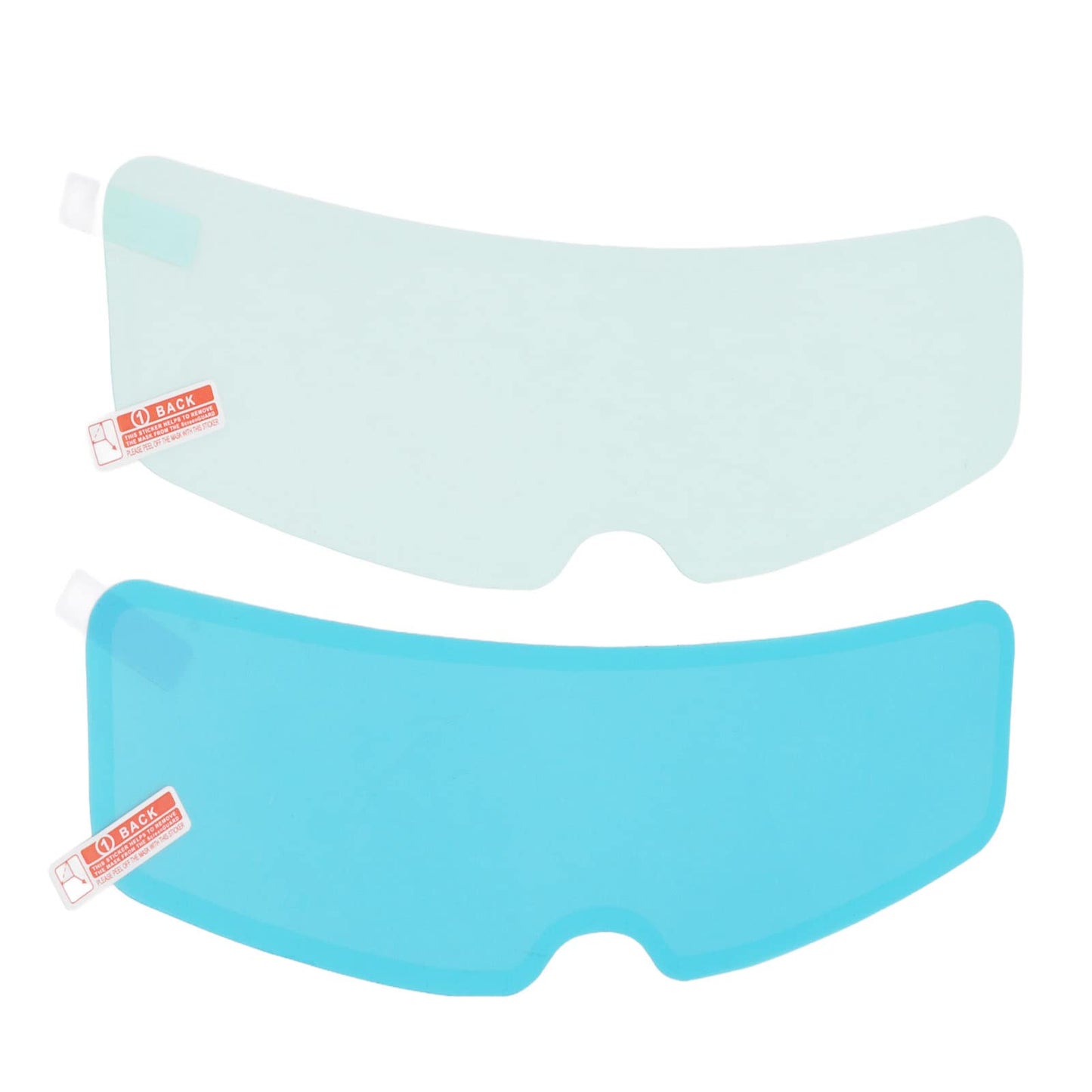 Película para Lentes de Casco Universal Alta Transparencia Impermeable 2 Piezas para Motocicleta