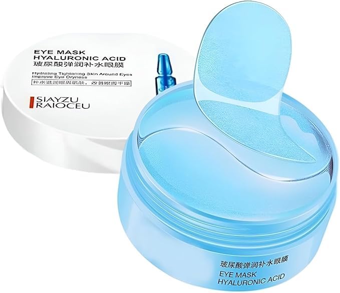 Parches Ojos Acido Hialuronico, Mascarilla Para Ojeras Y Bolsas, Contorno De Ojos, Hidrogel Anti Arrugas, Lineas De Expresion, Hinchazon, Parches Humectantes, Optigel, Eye Patches (2 unidades)