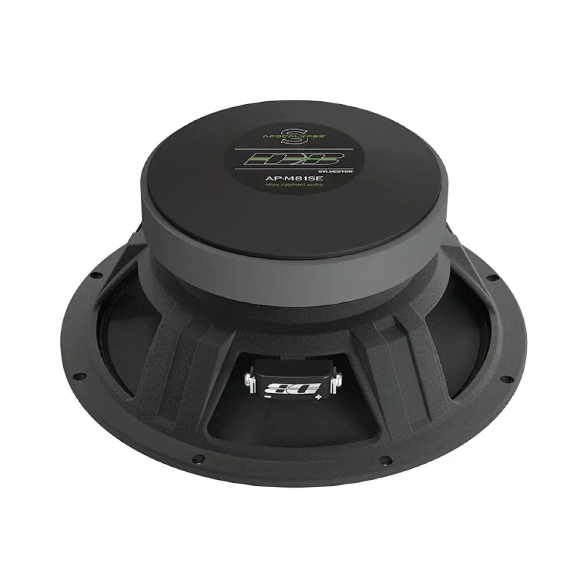 Deaf Bonce Apocalypse - Par de altavoces de rango medio RMS de 4 ohmios, color negro, 8 pulgadas, 170 W