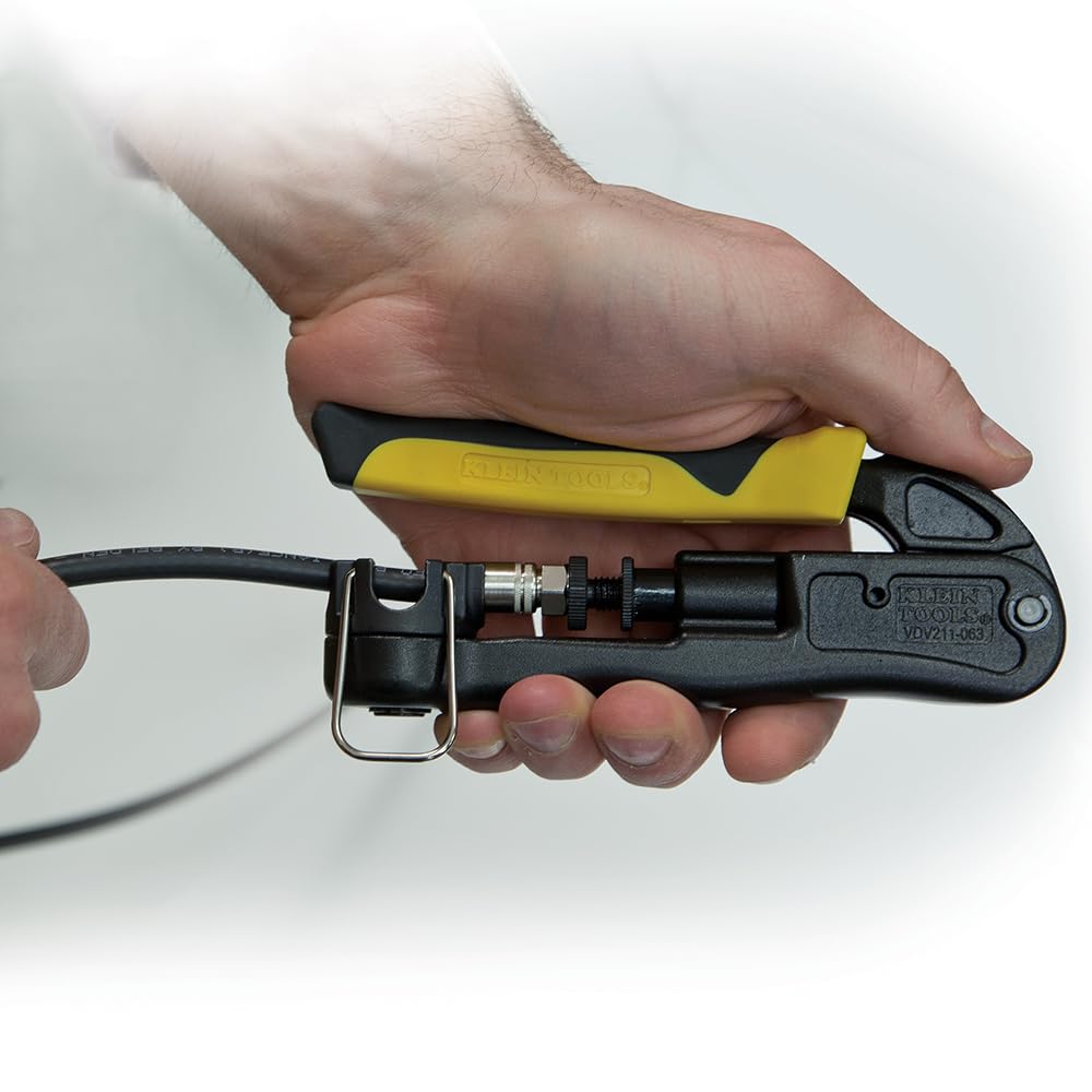Klein Tools VDV211-063 Pinza Ponchadora – Multi Conector, Lateral