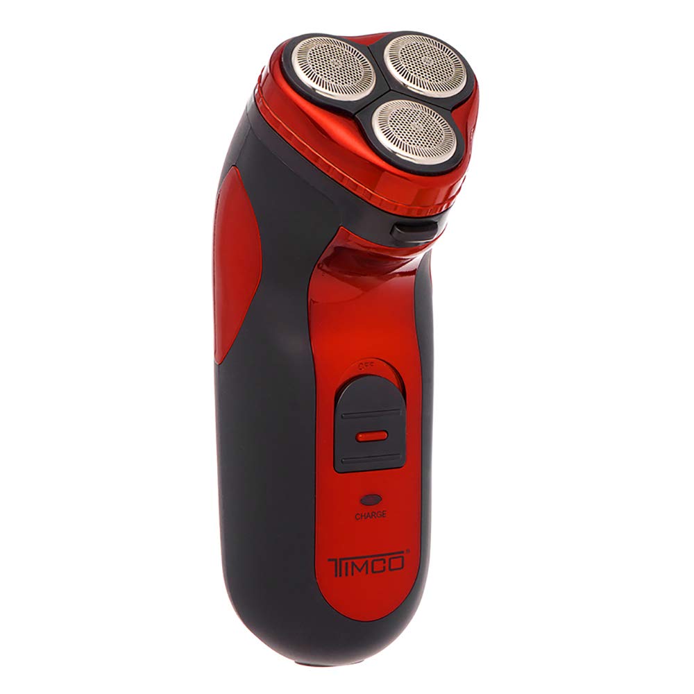 Rasuradora Eléctrica Timco BSK-8900 Negra con 3 Cabezales Independientes y 18 Cuchillas Estándar para Hombre