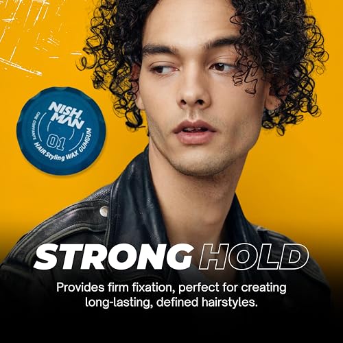 Nishman Serie Hair Styling (01 goma de mascar AQUA WAX, 150 ml)