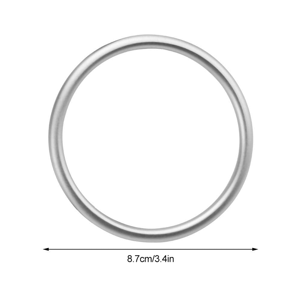 Anillo de cabestrillo para bebé Anillos de envoltura de aluminio Anillo portador Accesorio para niños recién nacidos Gran tamaño Baby Sling Rings para portabebés y eslingas