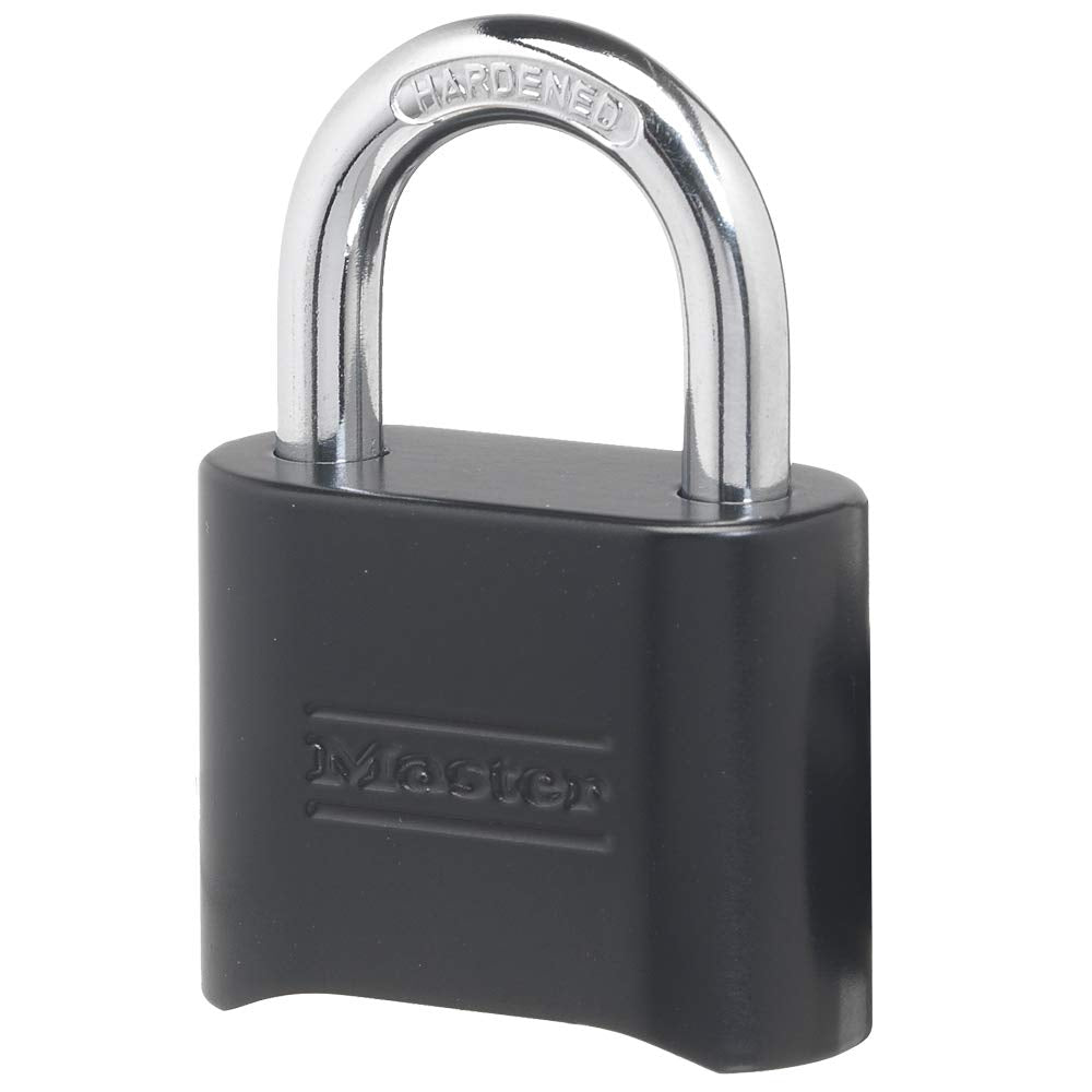 Master Lock 178D - Candado de combinación, 1 paquete, Negro
