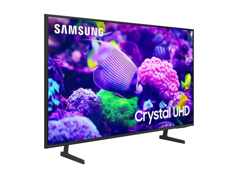 Samsung, Television de 55" Clase DU7200, Crystal Display 4K, LED, Ultra HD, HDR, Smart Tizen TV, Compatible con Netflix, Apple, Youtube, Prime y Funciones Gamer, UN55DU7200 2024 (Reacondicionado)