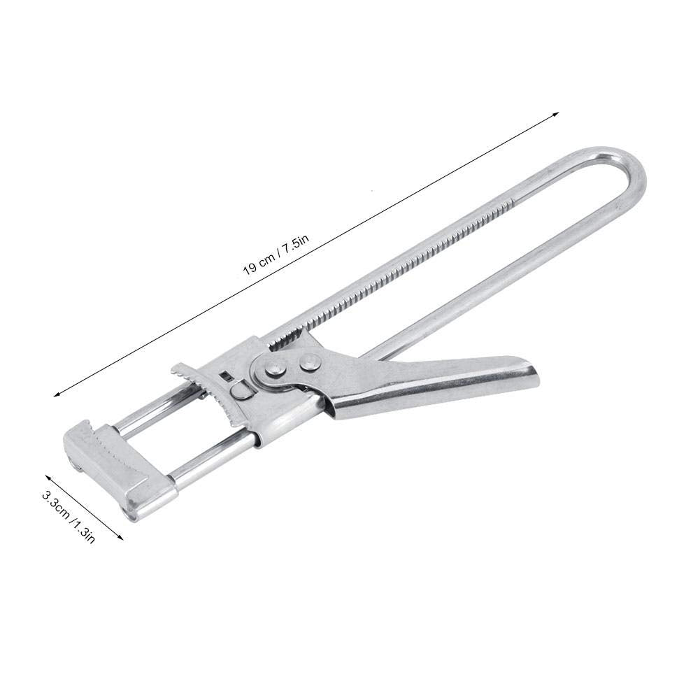 Abrelatas de Acero Inoxidable Ajustable con Tapa Manual que se Abre Fácilmente