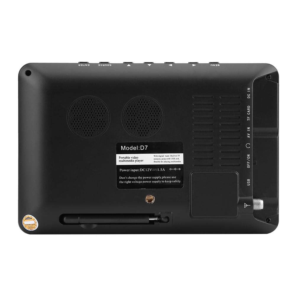 TV Portátil para Automóviles, 1080P Estéreo de Alta Sensibilidad TV Digital, Sintonizador de ATSC para Auto Radio FM (10 Inch ATSC)