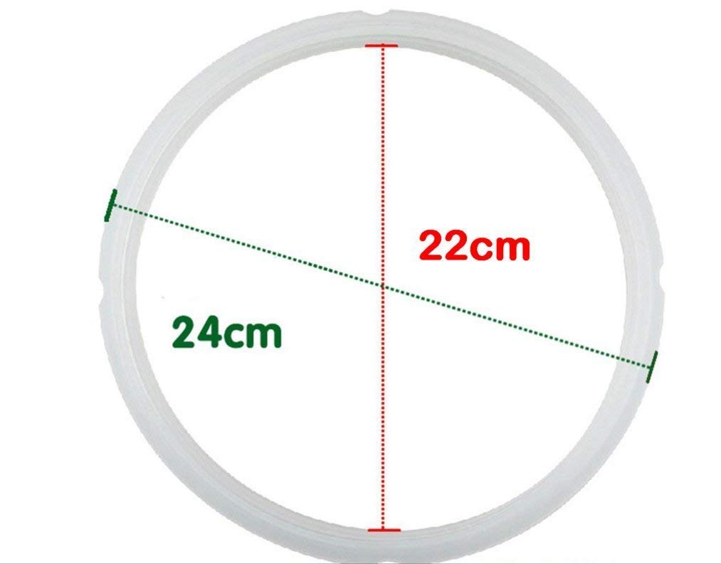 Anillo de sellado eléctrico de olla de presión o anillo de sellado o junta de sellado, para muchas ollas a presión eléctricas de 5 litros, 6 litros, 5 cuartos y 6 cuartos de galón. Comprueba las