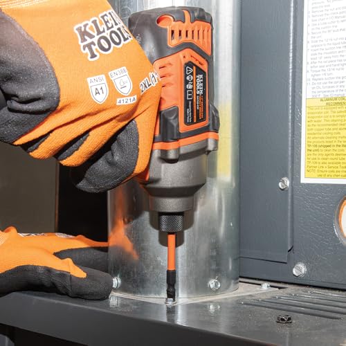 Klein Tools - Destornillador de carraca de múltiples bits, 32313HD, herramienta de impacto 13 en 1, con 6 puntas de doble extremo y destornillador de tuerca de 0.6 cm