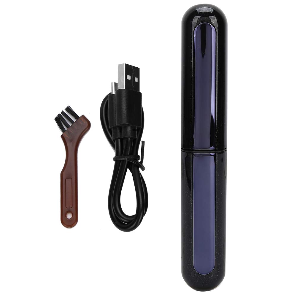 Rizador De Pestañas Electrico Rizador Pestañas Calentado, Rizador De Pestañas Eléctrico Portátil, Clip De Rizo Pestañas Recargable Usb Con Pantalla Led, Herramientas De Rizador De Pestañas(Negro)
