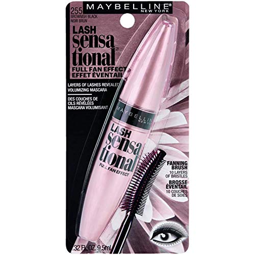 Máscara Lavable MAYBELLINE Negro Parduzco Lash Sensational