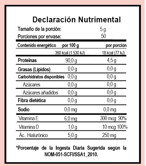 THE MIX SUPERFOODS - Colágeno hidrolizado en polvo - Péptidos bioactivos especializados adicionados con Vitamina E, D y Ácido Hialurónico - SKIN - 250 g