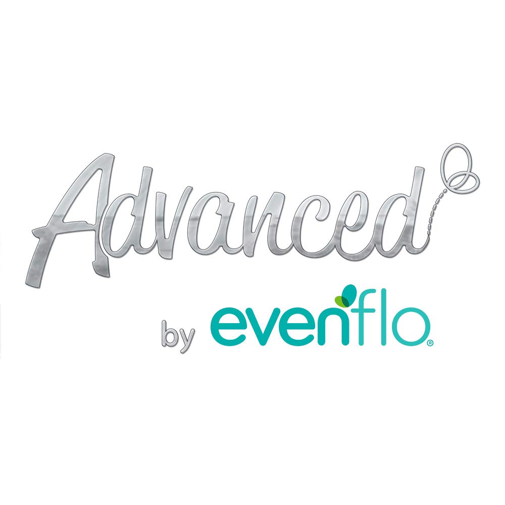 Advanced by Evenflo, Biberón Vidrio Anticólicos Cuello Estándar, Transparente, Flujo Medio, 7oz/210ml, 1 pieza, MEX.