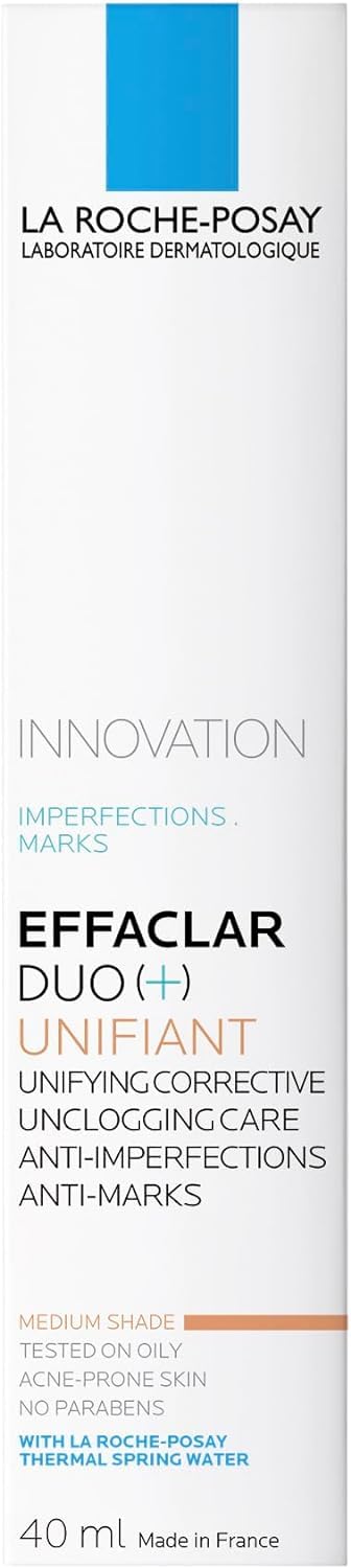 Crema Facial Anti-Imperfecciones La Roche Posay Effaclar Duo (+) Unifiant para Piel Grasa 40ml