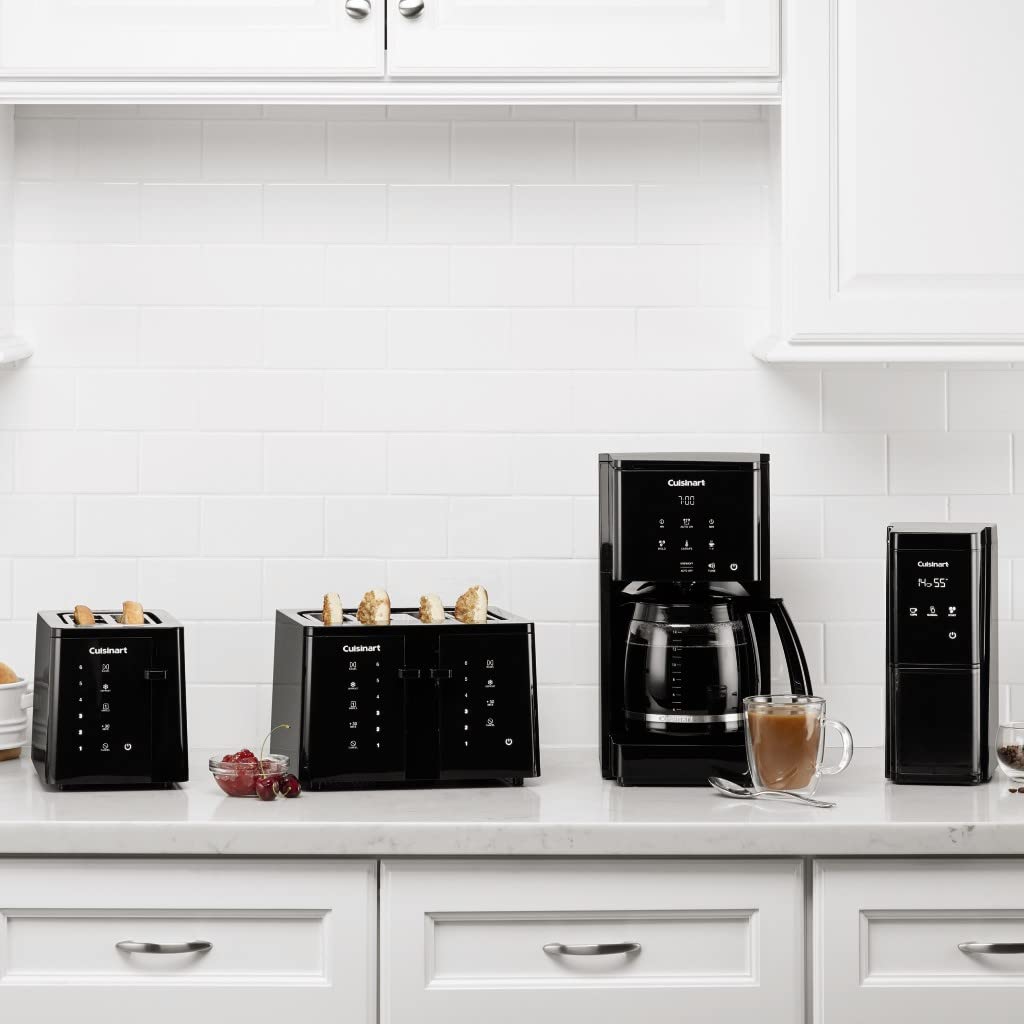 Cuisinart Tostadora con Pantalla Táctil para 2 Rebanadas, Negro