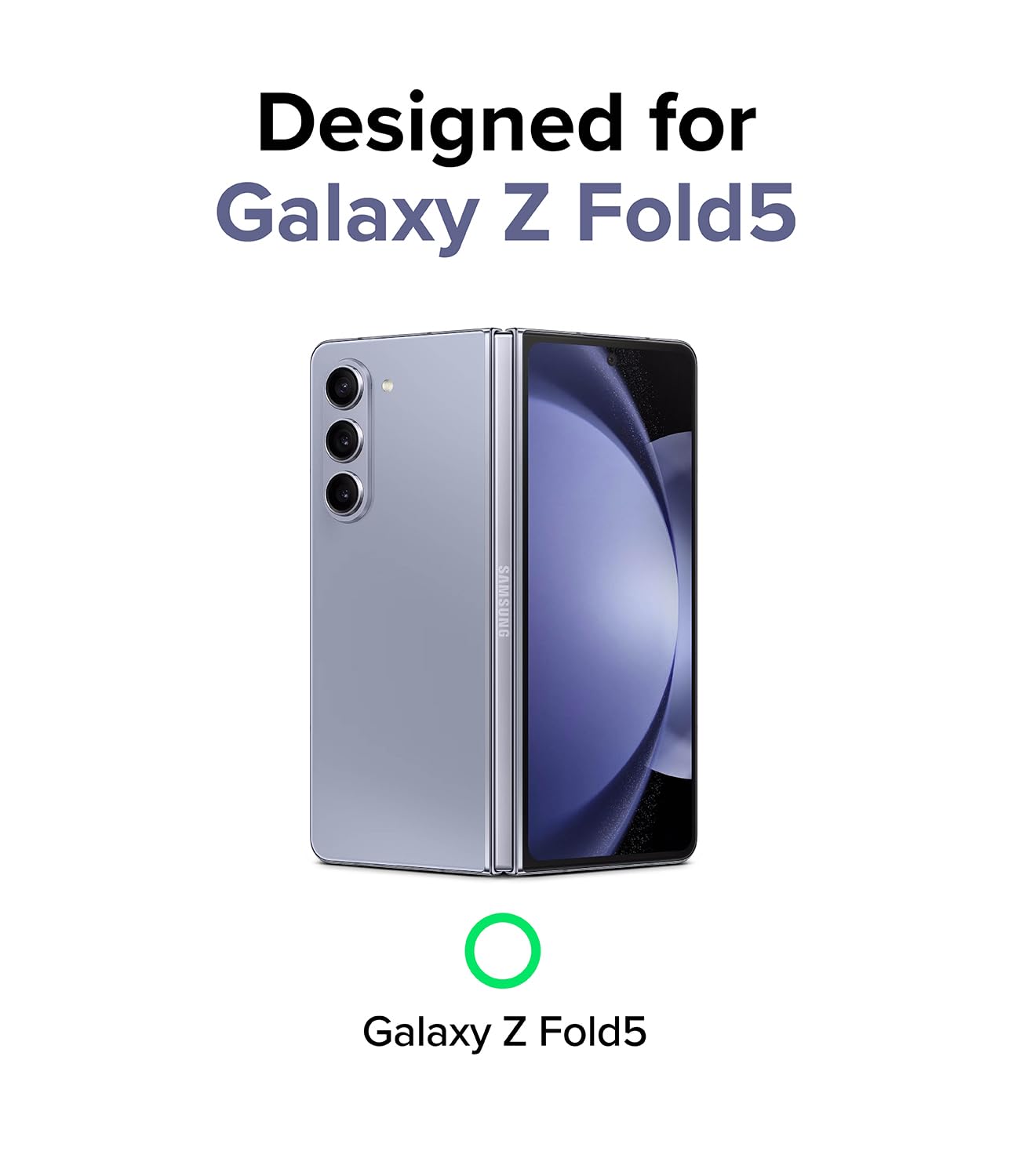 Funda Slim Hinge Ringke Clear Compatible Samsung Galaxy Z Fold 5 5G Tecnología Transparente Carcasa Sólida a Prueba de Choques