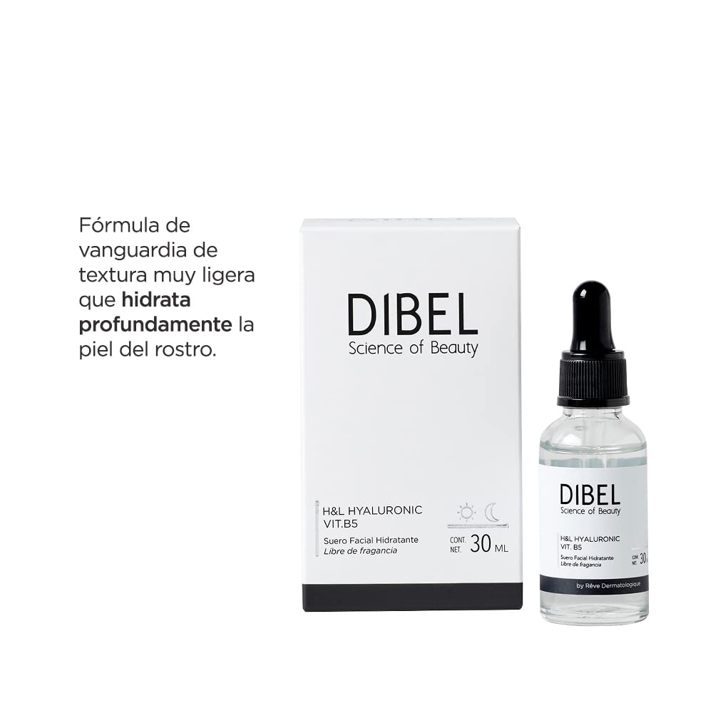 Reve Dermatologique | Dibel H&L Hyaluronic Vt. B5 – Suero Facial Hidratante - Ácido Hialurónico – Hidrata Profundamente – 30 ml