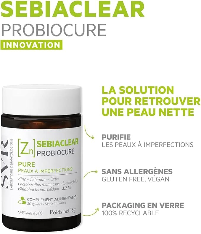 SVR Probiocure Sebiaclear 30 caps