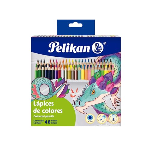 Lápices de Colores Pelikan Surtidos 48 Piezas