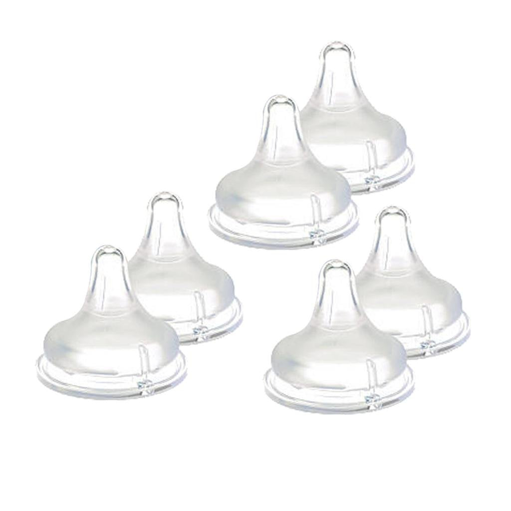 Lansinoh NaturalWave - Pezones de flujo lento, paquete de 6
