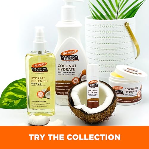 Palmer's Fórmula de aceite de coco doble varilla giratoria