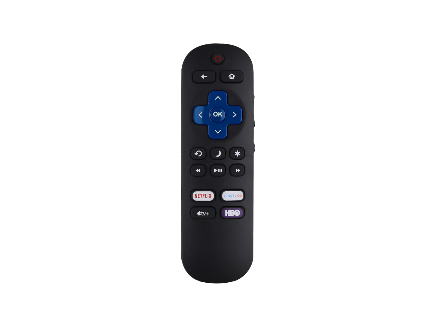 Control Remoto Compatible con Roku TV Hisense Atvio Sharp Sanyo TCL Polaroid Smart TV Netflix HBO Apple TV Directv Go, JVC, Philips