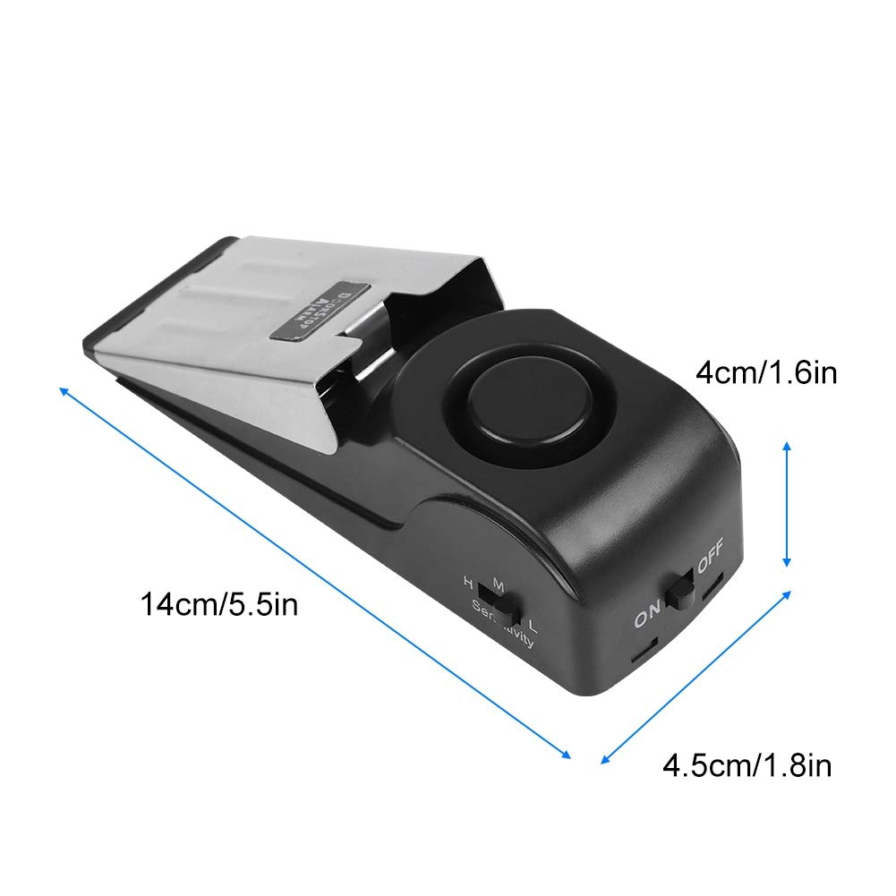 Alarma de Seguridad Wedge Alert Inalámbrica Antirrobo 120db para Casa y Oficina