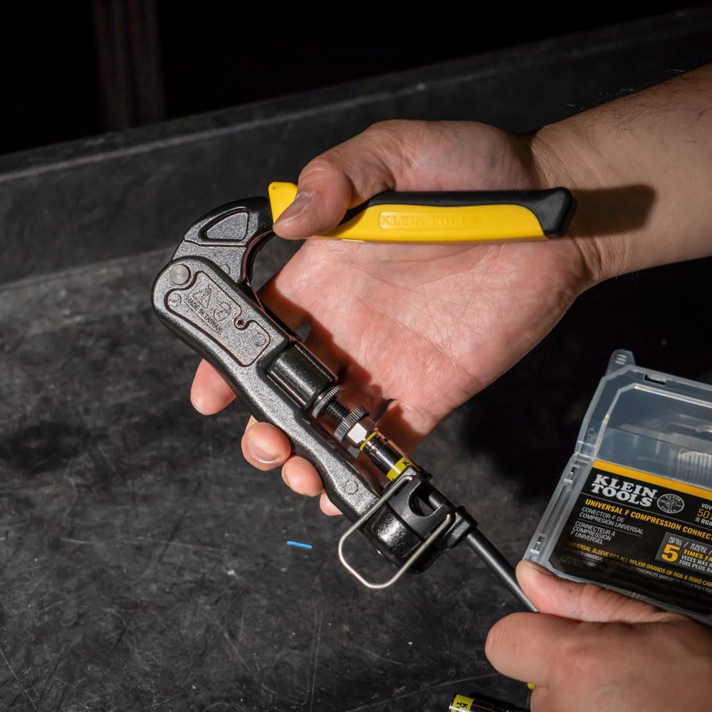 Klein Tools VDV211-063 Pinza Ponchadora – Multi Conector, Lateral
