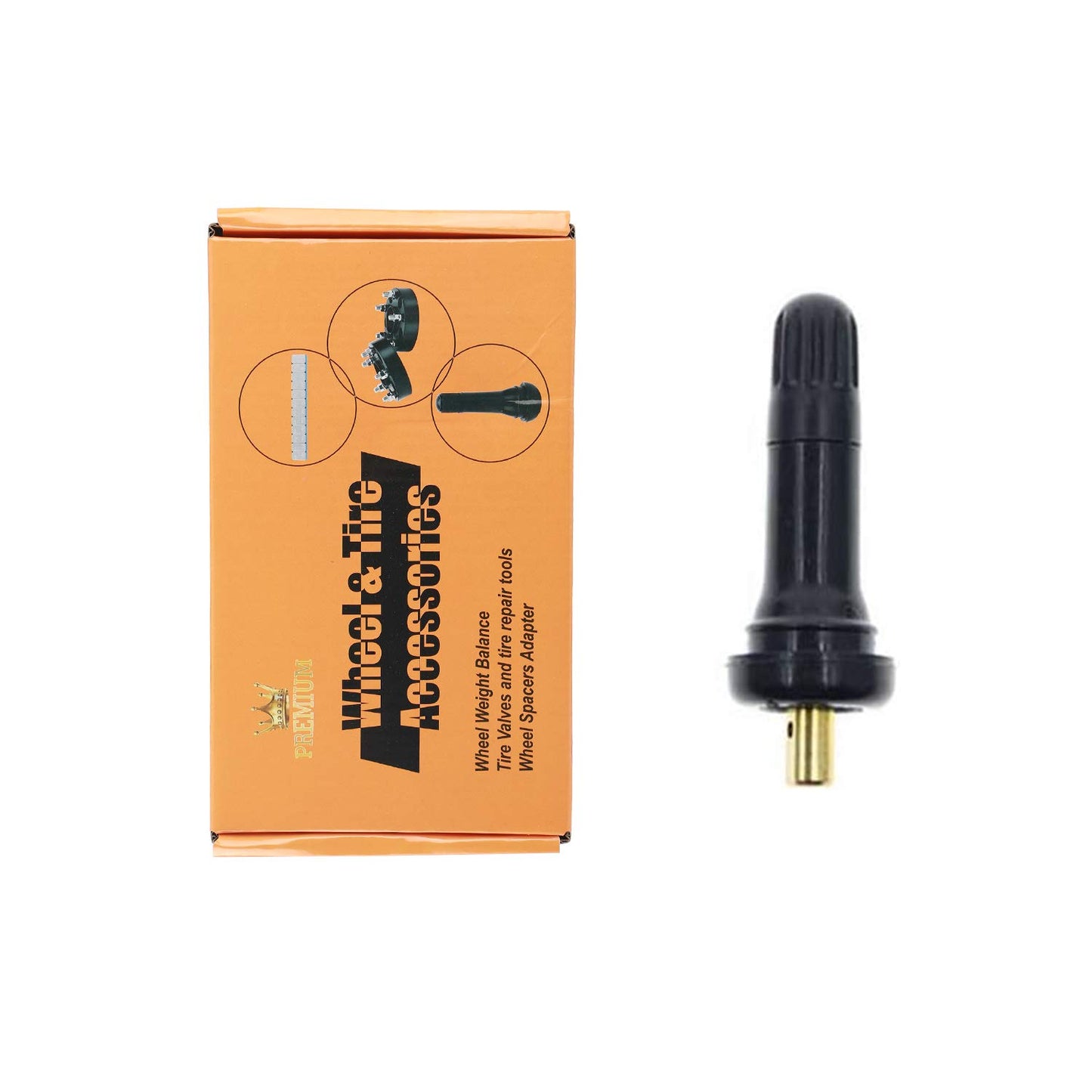 EZISOE 50 piezas TPMS 20008 sistema de monitoreo de presión sensor a prueba de explosiones en vástagos de válvula de neumático