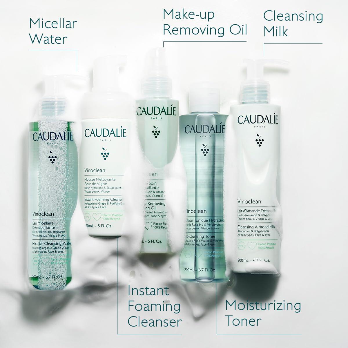 Caudalie Vinoclean Espuma Facial Limpiadora - 50 mL