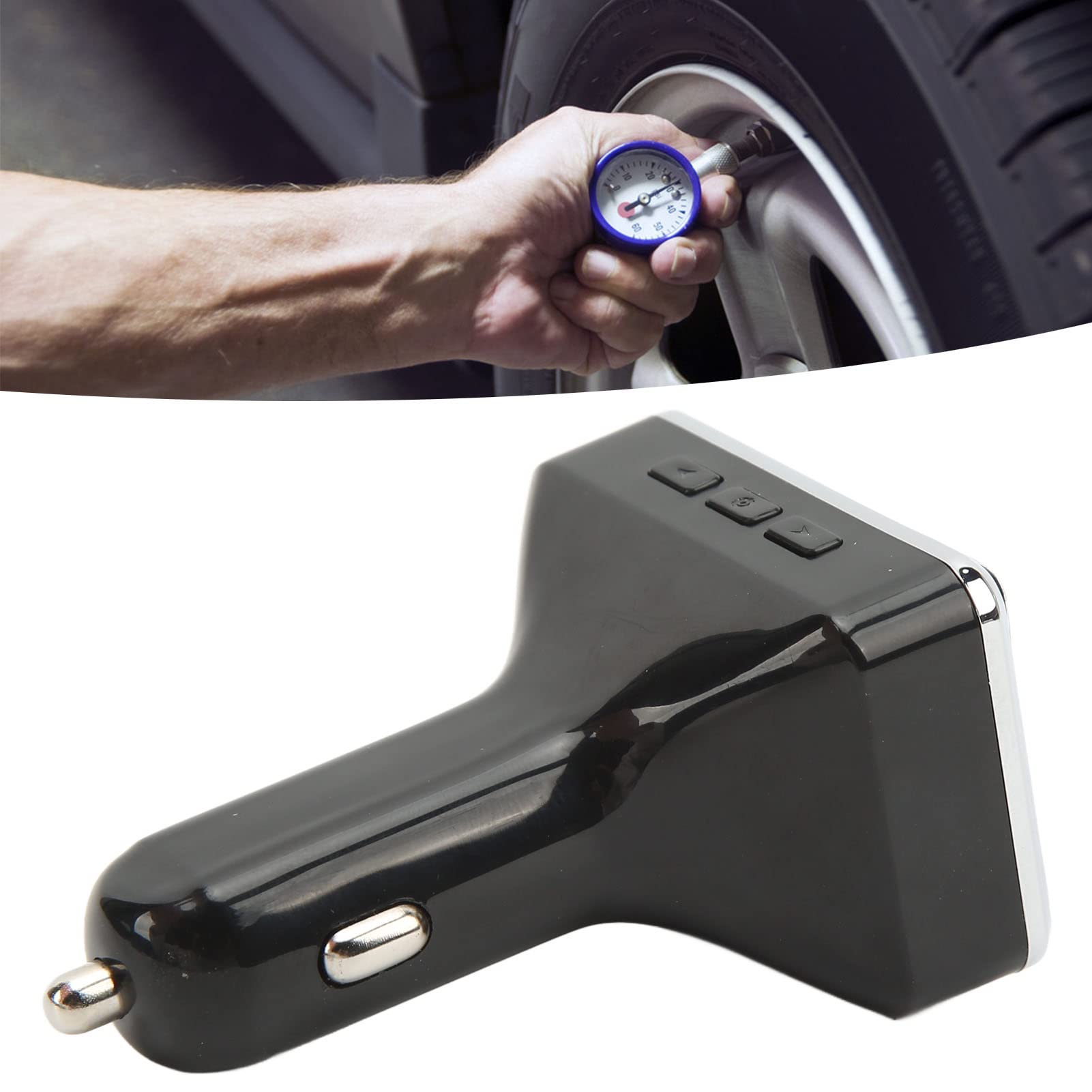 Monitor de Presión de Llantas TPMS Inalámbrico Señal Estable con Salida USB para camiones