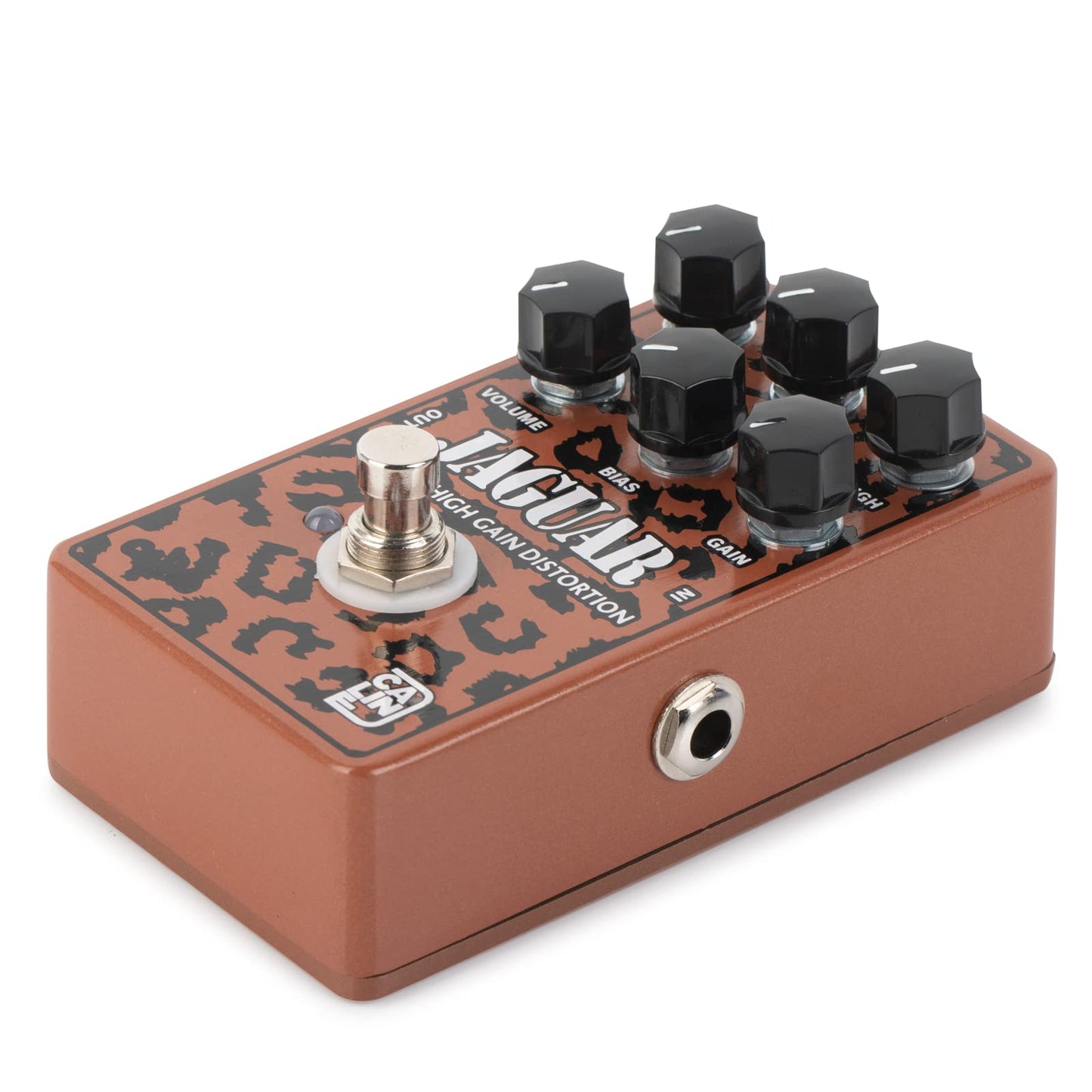 Caline CP-510 Jaguar - Pedal de efecto guitarra distorsión True Bypass carcasa de aleación de aluminio