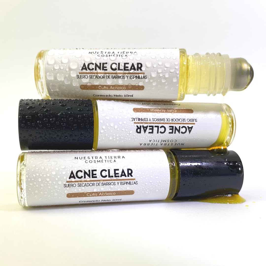 Secador de Barros Roll On SOS con Aceites Esenciales y Alfa y Beta Hidroxiácidos