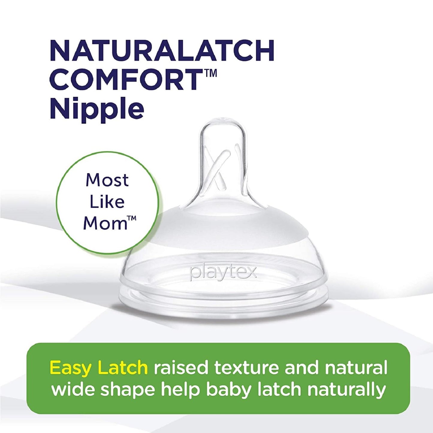 Pezón NATURALATCH Playtex Baby Flujo Rápido 2 Unidades